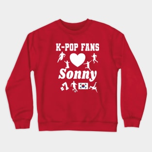 K-POP Fans love Sonny # 7 - with heart and action poses Crewneck Sweatshirt